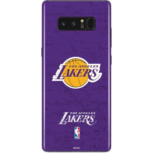 NBA Los Angeles Lakers Purple Primary Logo Galaxy Note 8 Skin