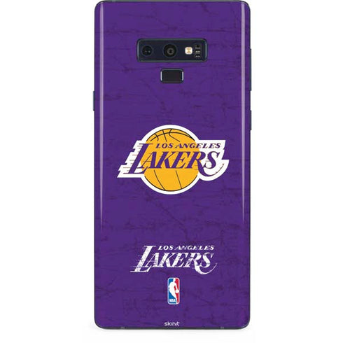 NBA Los Angeles Lakers Purple Primary Logo Galaxy Note 9 Skin