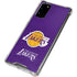 NBA Los Angeles Lakers Purple Primary Logo Galaxy Note20 5G Clear Case