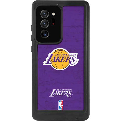 NBA Los Angeles Lakers Purple Primary Logo Galaxy Note20 Ultra 5G Waterproof Case