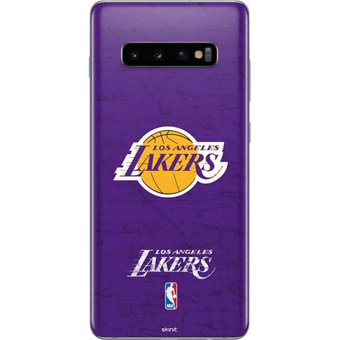 NBA Los Angeles Lakers Purple Primary Logo Galaxy S10 Plus Skin
