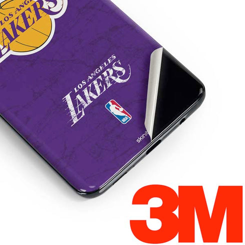 NBA Los Angeles Lakers Purple Primary Logo Galaxy S10 Skin