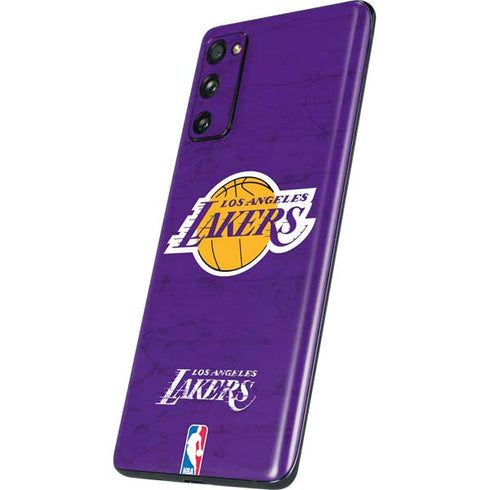 NBA Los Angeles Lakers Purple Primary Logo Galaxy S20 Fan Edition Skin