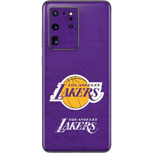 NBA Los Angeles Lakers Purple Primary Logo Galaxy S20 Ultra 5G Skin