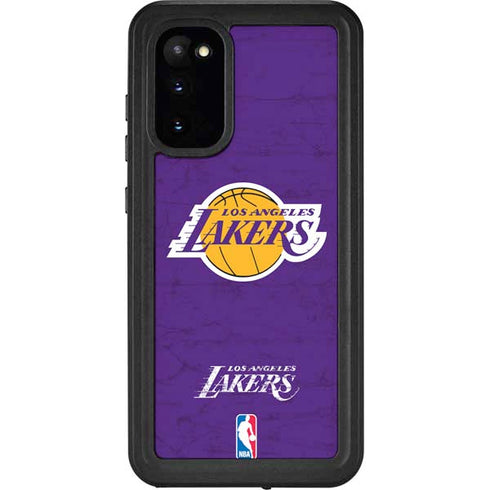 NBA Los Angeles Lakers Purple Primary Logo Galaxy S20 Waterproof Case
