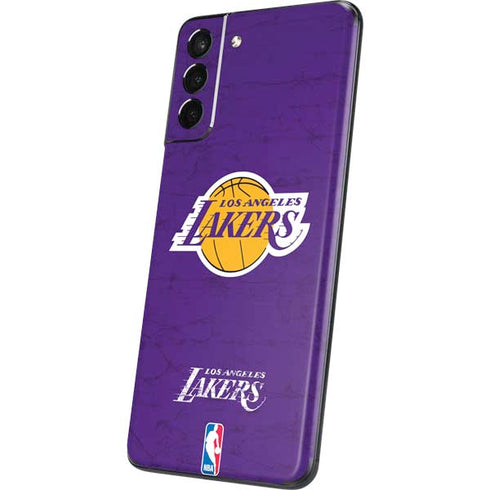 NBA Los Angeles Lakers Purple Primary Logo Galaxy S21 5G Skin