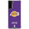 NBA Los Angeles Lakers Purple Primary Logo Galaxy S21 FE Clear Case
