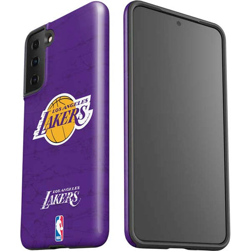 NBA Los Angeles Lakers Purple Primary Logo Galaxy S21 Plus 5G Pro Case
