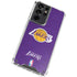 NBA Los Angeles Lakers Purple Primary Logo Galaxy S21 Ultra 5G Clear Case