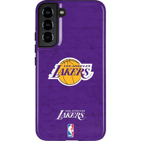 NBA Los Angeles Lakers Purple Primary Logo Galaxy S22 Plus Pro Case