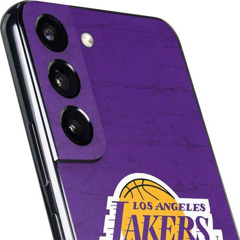 NBA Los Angeles Lakers Purple Primary Logo Galaxy S22 Plus Skin