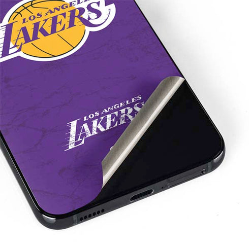 NBA Los Angeles Lakers Purple Primary Logo Galaxy S22 Skin