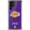 NBA Los Angeles Lakers Purple Primary Logo Galaxy S22 Ultra Clear Case