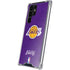 NBA Los Angeles Lakers Purple Primary Logo Galaxy S22 Ultra Clear Case