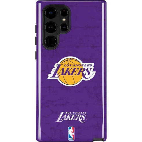 NBA Los Angeles Lakers Purple Primary Logo Galaxy S22 Ultra Pro Case