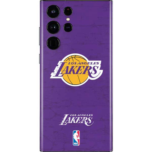 NBA Los Angeles Lakers Purple Primary Logo Galaxy S22 Ultra Skin