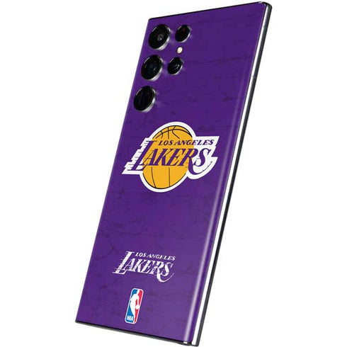 NBA Los Angeles Lakers Purple Primary Logo Galaxy S22 Ultra Skin