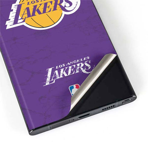 NBA Los Angeles Lakers Purple Primary Logo Galaxy S22 Ultra Skin
