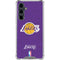 NBA Los Angeles Lakers Purple Primary Logo Galaxy S23 FE Clear Case