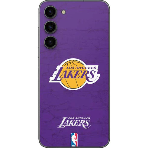 NBA Los Angeles Lakers Purple Primary Logo Galaxy S23 Plus Skin