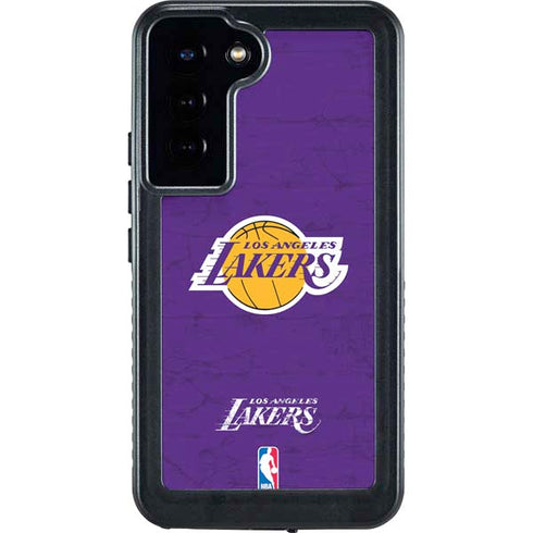 NBA Los Angeles Lakers Purple Primary Logo Galaxy S23 Plus Waterproof Case
