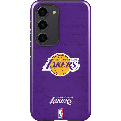 NBA Los Angeles Lakers Purple Primary Logo Galaxy S23 Pro Case