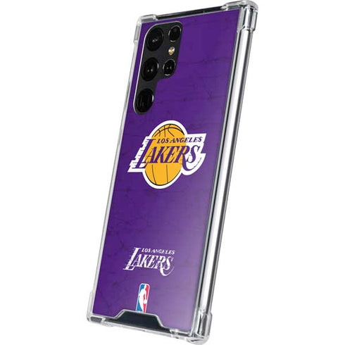 NBA Los Angeles Lakers Purple Primary Logo Galaxy S24 Ultra Clear Case