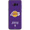 NBA Los Angeles Lakers Purple Primary Logo Galaxy S8 Skin