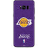 NBA Los Angeles Lakers Purple Primary Logo Galaxy S8 Skin