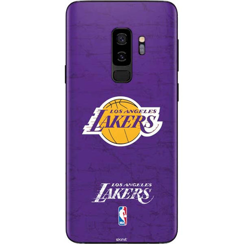 NBA Los Angeles Lakers Purple Primary Logo Galaxy S9 Plus Skin