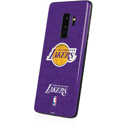 NBA Los Angeles Lakers Purple Primary Logo Galaxy S9 Plus Skin