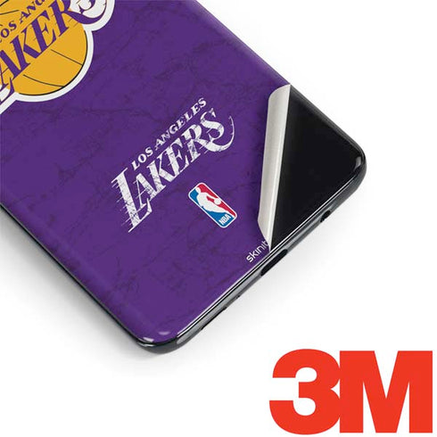 NBA Los Angeles Lakers Purple Primary Logo Galaxy S9 Plus Skin
