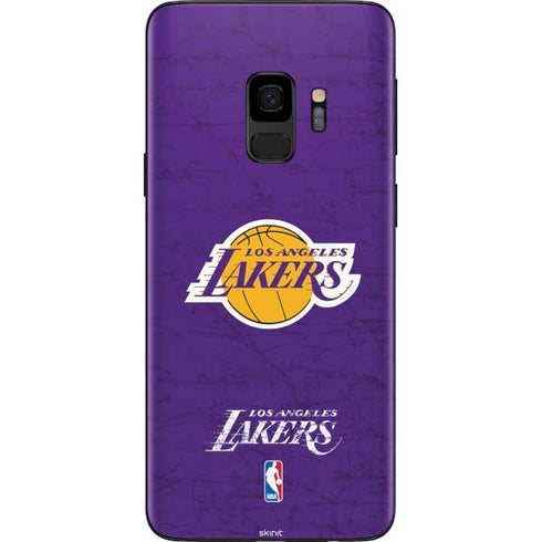 NBA Los Angeles Lakers Purple Primary Logo Galaxy S9 Skin