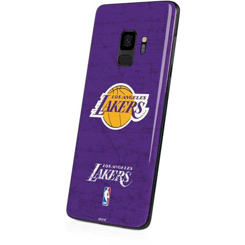 NBA Los Angeles Lakers Purple Primary Logo Galaxy S9 Skin