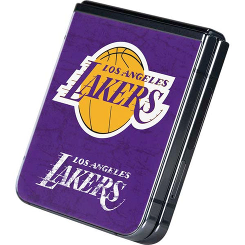 NBA Los Angeles Lakers Purple Primary Logo Galaxy Z Flip5 5G Skin