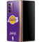 NBA Los Angeles Lakers Purple Primary Logo Galaxy Z Fold2 5G Skin