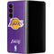 NBA Los Angeles Lakers Purple Primary Logo Galaxy Z Fold4 5G Skin