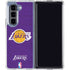 NBA Los Angeles Lakers Purple Primary Logo Galaxy Z Fold5 5G Clear Case