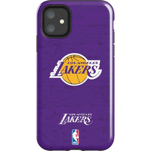 NBA Los Angeles Lakers Purple Primary Logo iPhone 11 Impact Case