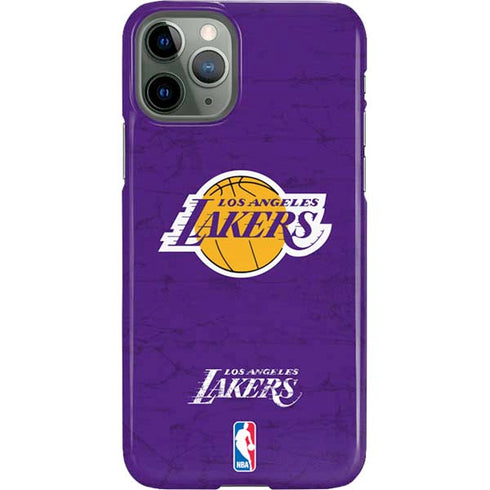 NBA Los Angeles Lakers Purple Primary Logo iPhone 11 Pro Lite Case
