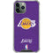 NBA Los Angeles Lakers Purple Primary Logo iPhone 11 Pro Max Clear Case
