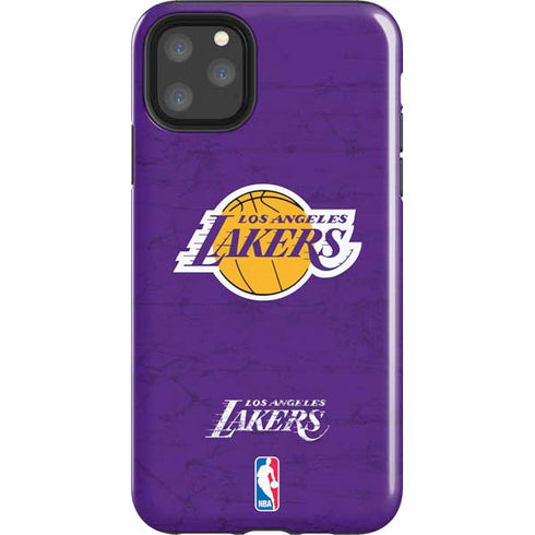 NBA Los Angeles Lakers Purple Primary Logo iPhone 11 Pro Max Impact Case