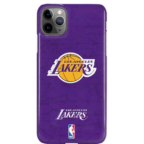 NBA Los Angeles Lakers Purple Primary Logo iPhone 11 Pro Max Lite Case
