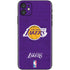 NBA Los Angeles Lakers Purple Primary Logo iPhone 11 Skin