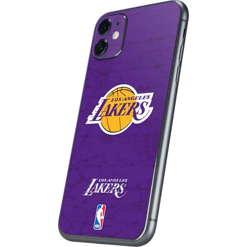 NBA Los Angeles Lakers Purple Primary Logo iPhone 11 Skin