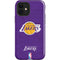 NBA Los Angeles Lakers Purple Primary Logo iPhone 12 Impact Case