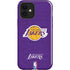 NBA Los Angeles Lakers Purple Primary Logo iPhone 12 Impact Case