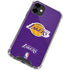 NBA Los Angeles Lakers Purple Primary Logo iPhone 12 Mini Clear Case