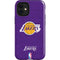 NBA Los Angeles Lakers Purple Primary Logo iPhone 12 Mini Impact Case