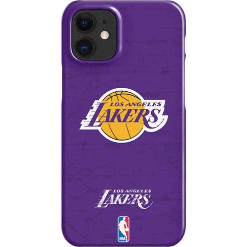 NBA Los Angeles Lakers Purple Primary Logo iPhone 12 Mini Lite Case